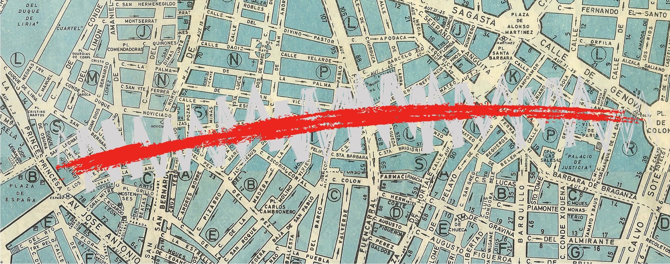 La Diagonal de Madrid, el plan que hubiera destruido Malasaña