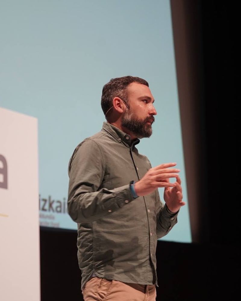 Fernando de Córdoba durante su charla en Innova Bilbao 2023