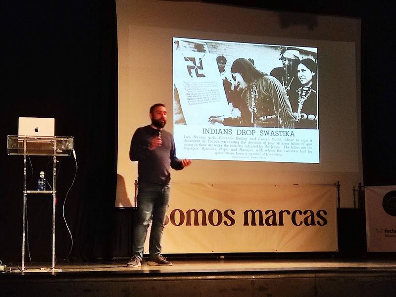 Fernando de Córdoba en el escenario de Somos marcas, en Madrid